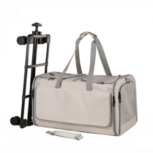 Expandable Pet Bag with Detachable Trolley Carrier